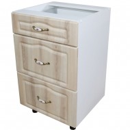 Corp inferior 50 cu 3 sertare metalice pentru greutate Zebra MDF sonoma mustata Corp inferior 50 cu 3 sertare metalice pentru greutate Zebra MDF sonoma mustata